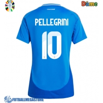 Fotballdrakt Dame Italia Lorenzo Pellegrini #10 Hjemmedrakt EM 2024 Kortermet